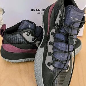 Brandblack Black and Purple Sneakers